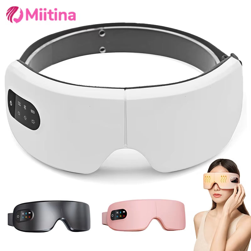 Revolutionary 4D Eye Massager with Smart Airbag Vibration, Hot Compress, and Bluetooth - Your Ultimate Solution for Eye Fatigue and Wrinkles